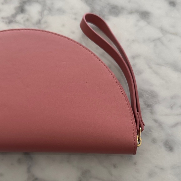 Mansur Gavriel Half Moon Wristlet in Pink Blush - Picture 7 of 10